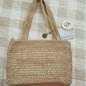The Sak Zipper Top Handbag
